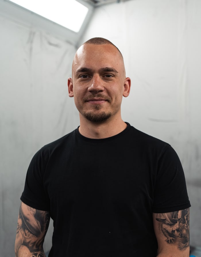 Kevin Koslowski, Kfz-Lackierermeister bei Klinkhammer