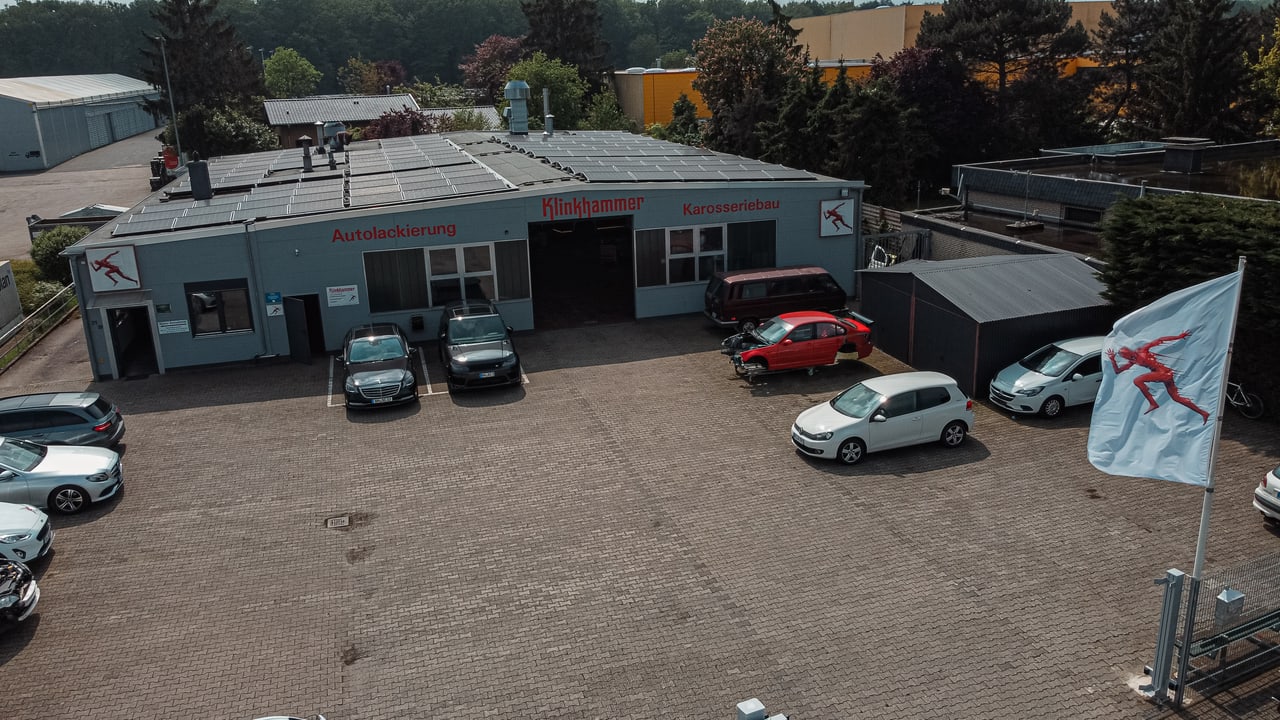 Außenansicht des Klinkhammer Betriebs in Kerpen